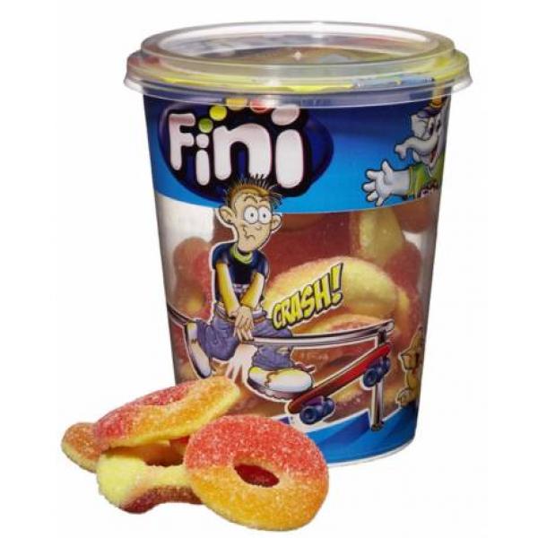 Fini Cup saure Pfirsichringe 200g