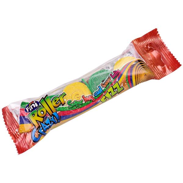 Fini Roller Crazy Fizz 4x20g Saures Fruchtgummi