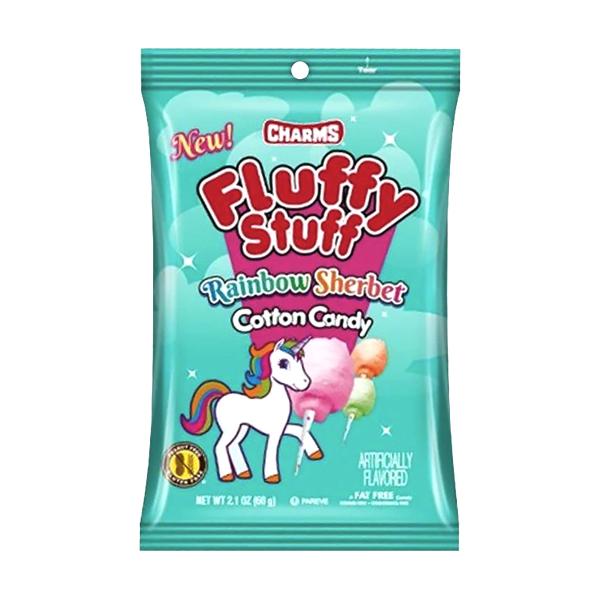 Charms Fluffy Stuff Rainbow Cotton Candy