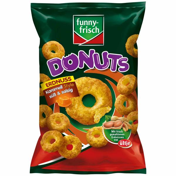 funny-frisch Donuts Erdnuss Karamell 110g