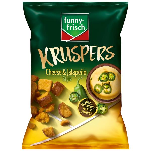 funny-frisch Kruspers Cheese & Jalapeño Style 120g