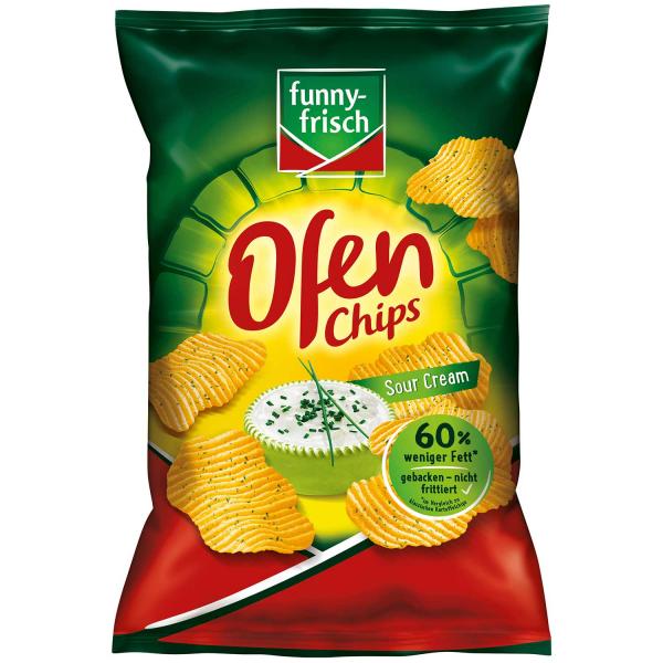 funny-frisch Ofen Chips Sour Cream 125g