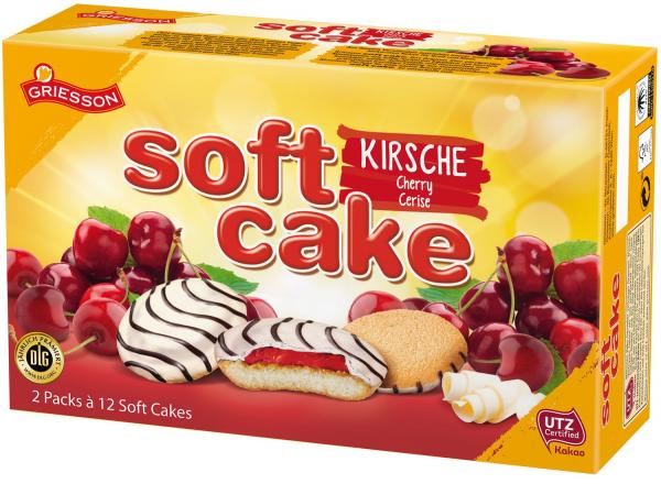 Griesson Soft Cake Kirsche 2x12er