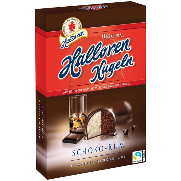 Halloren Kugeln Schoko-Rum 125g