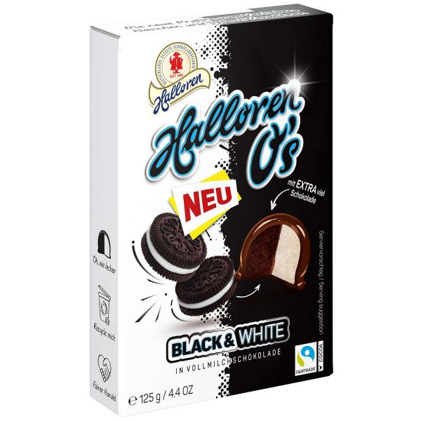 Halloren O's Black & White 125g