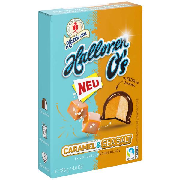 Halloren O's Caramel & Sea Salt 125g