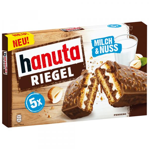 hanuta Riegel 5er verpackte Waffel Riegel