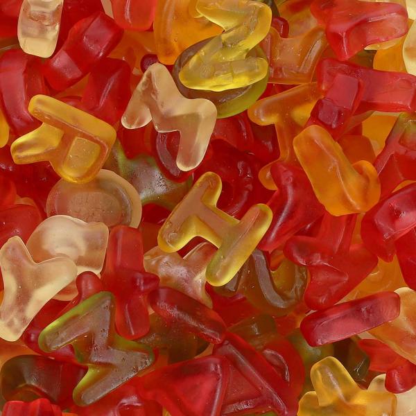 Haribo Bären Schule 3kg Fruchtgummi Buchstaben