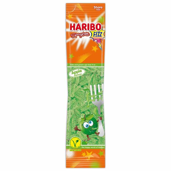 Haribo FIZZ Spaghetti Apple 200g