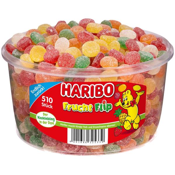 Haribo Frucht Flip Gezuckerte Fruchtgummis 510er