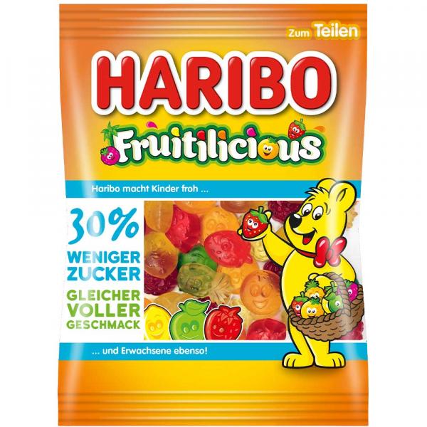 Haribo Fruitilicious mit 30% weniger Zucker