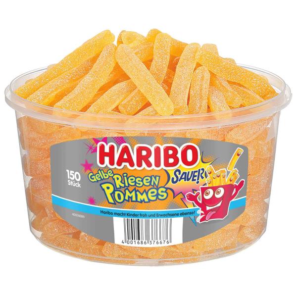 Haribo Gelbe Riesen Pommes sauer 150er