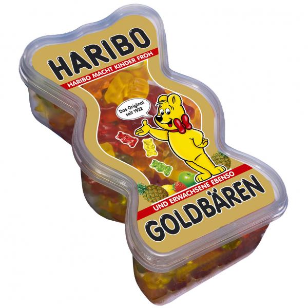 Haribo Goldbären 450g Kunststoff-Dose in Goldbärenform