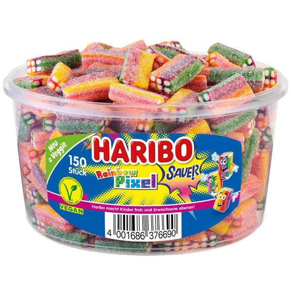 Haribo Rainbow Pixel sauer veggie 150er