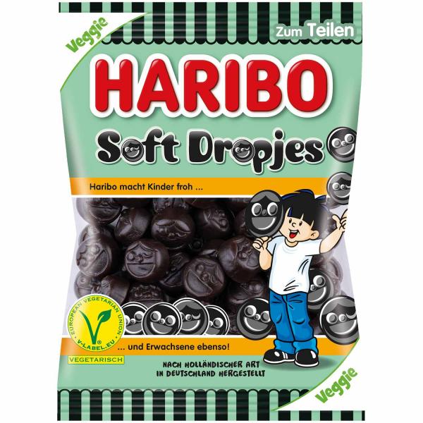 Haribo Soft Dropjes 160g