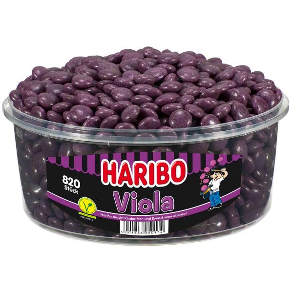 Haribo Viola 820 Lakritz-Dragees mit Veilchengeschmack