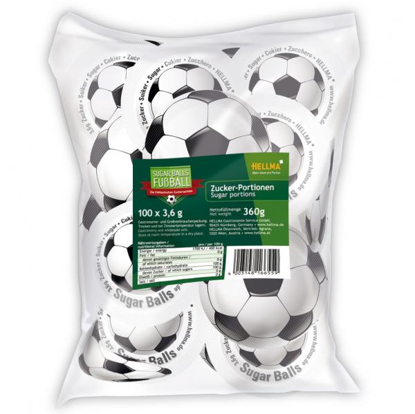 Hellma Sugar Balls "Fußball" 100 Packungen in Fußball Optik