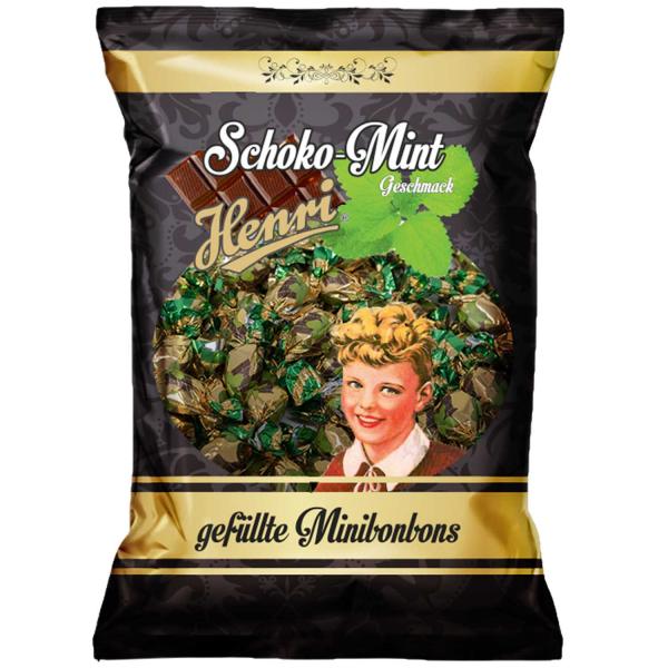 Henri gefüllte Minibonbons Schoko-Mint 200g