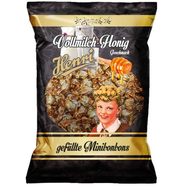 Henri gefüllte Minibonbons Vollmilch-Honig 200g