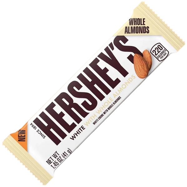 Hershey's White Chocolate with Whole Almond Vollmilch-Schokolade mit ganzen Mandeln