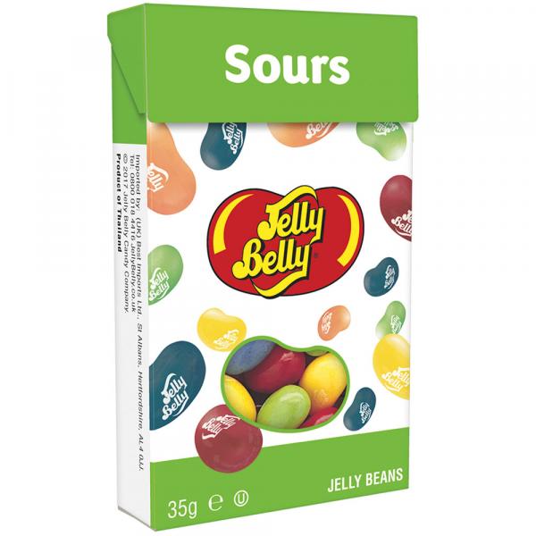 Jelly Belly Sours Flip Top Box Geleebonbons