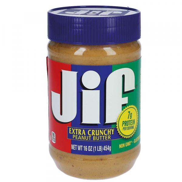 Jif Extra Crunchy Peanut Butter 454g