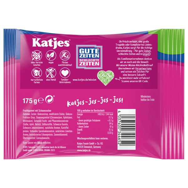 Katjes GZSZ 175g Fruchtgummi mit Schaumzucker