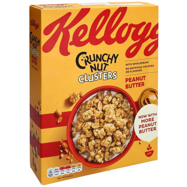 Kellogg's Crunchy Nut Clusters Peanut Butter 525g