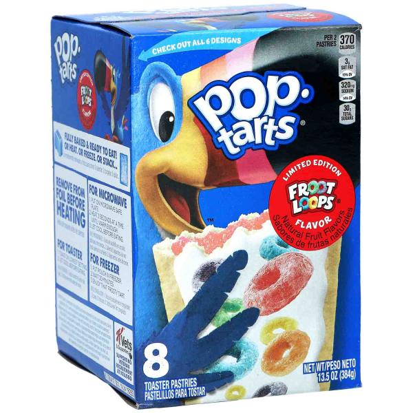 Kellogg's Pop-Tarts Froot Loops Kekse mit Fruchtfüllung