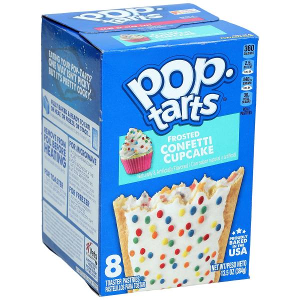 Kellogg's Pop-Tarts Frosted Confetti Cupcake 8er