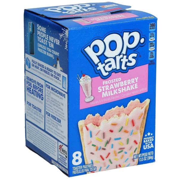 Kellogg's Pop-Tarts Frosted Strawberry Milkshake 8er