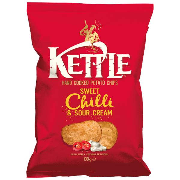 Kettle Chips Sweet Chilli & Sour Cream 130g