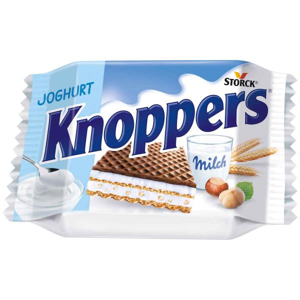 Knoppers Joghurt einzeln verpackte Waffelschnitte