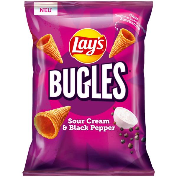 Lay's Bugles Sour Cream & Black Pepper 95g 