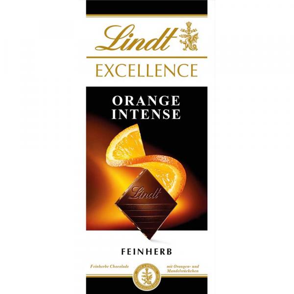 Lindt Excellence Orange Intense Feinherb Tafel 100g