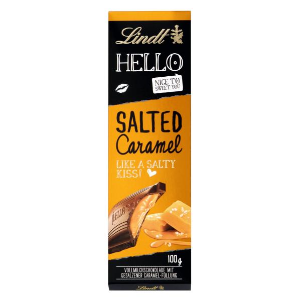 Lindt Hello Caramel Brownie 100gLindt Hello Salted Caramel 100g