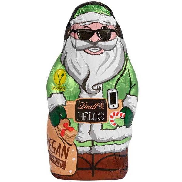 Lindt Hello Santa Vegan 80g mit Haferdrink und Mandelmark