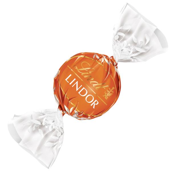 Lindt Lindor Kugeln Orange Kugeln aus Milchschokolade mit Füllung mit Orangen-Geschmack