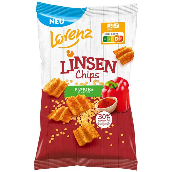 Lorenz Linsen Chips Paprika 85g