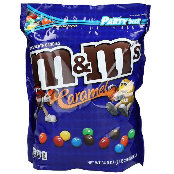 M&M'S USA Caramel 963,9g Schokolinsen mit Karamellfüllung