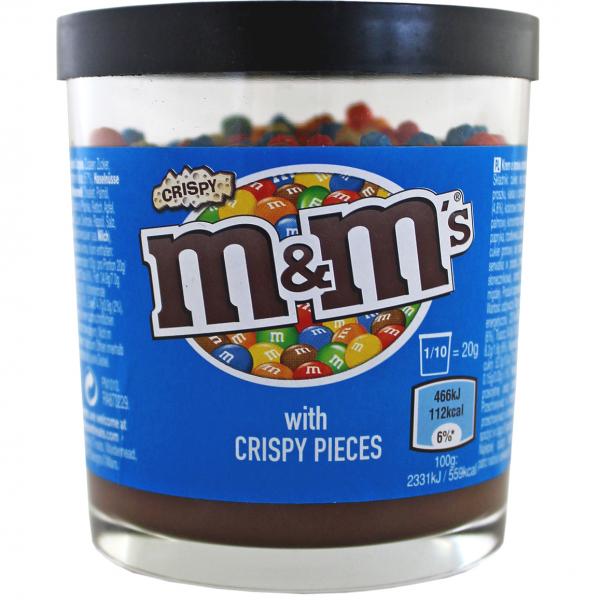 m&m's Crispy Brotaufstrich 200g Schoko-Creme mit bunten Crispies