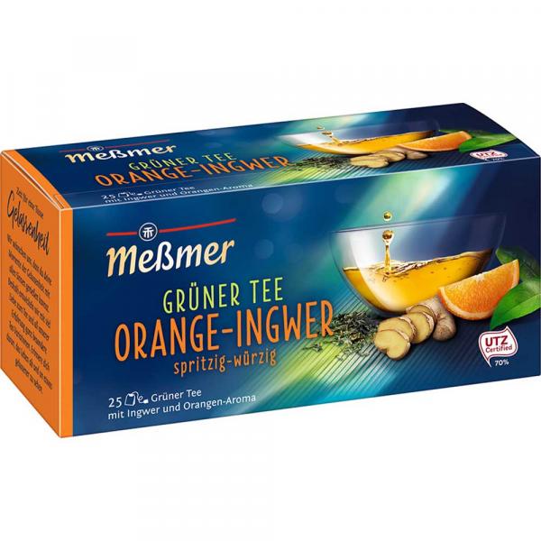 Meßmer Grüner Tee Orange-Ingwer 25er