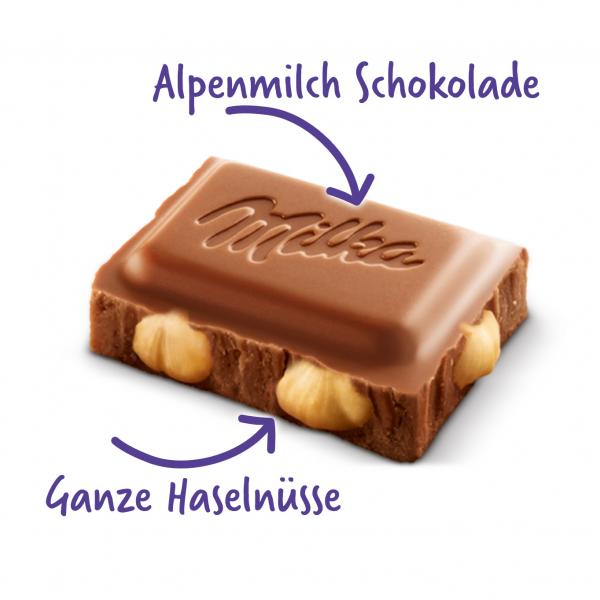 Milka Ganze Haselnüsse 100g