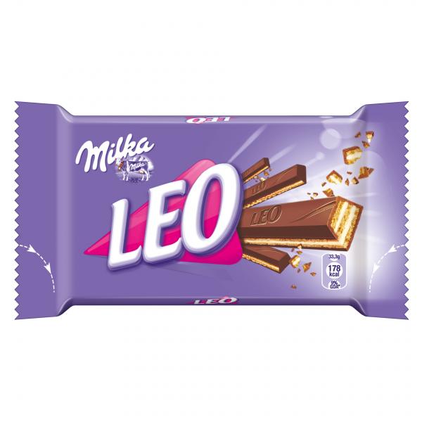 Milka LEO 33,3g Knusperwaffel mit Crème Füllung