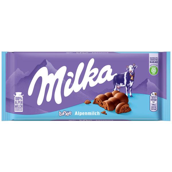 Milka Luflée Alpenmilch 100g