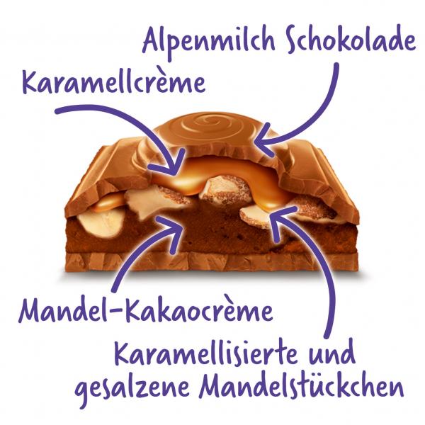 Milka Mmmax Mandel Karamell 300g