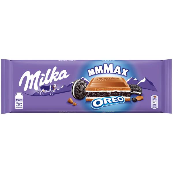 Milka Mmmax Oreo 300g XXL-Tafel aus Alpenmilchschokolade