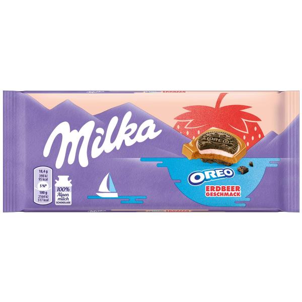 Milka Oreo Sandwich Erdbeer 92g