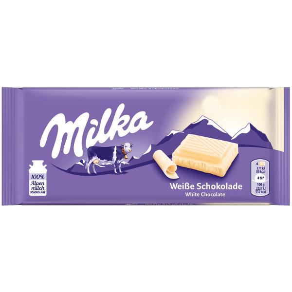 Milka Weiße Schokolade 100g