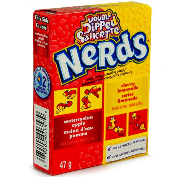 Nerds Double Dipped Saucette Watermelon Apple & Cherry Lemonade 47g